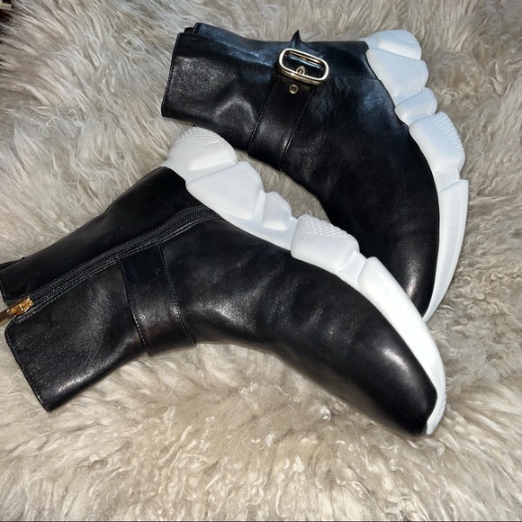 joie handan platform sneaker boots womens black - Picture 4 of 11